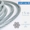 Laureola Industries 3/16" Galvanized Steel Type 7x19 Aircraft Cable Wire Rope, 50 ft ZAG316-GAL-719-50 - alternate 2